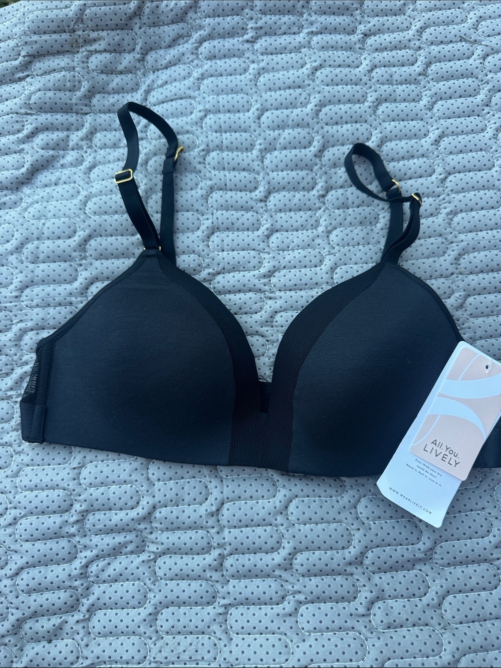 Lively Black Smooth T-Shirt Bra